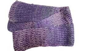Purple Hand Woven Scarf