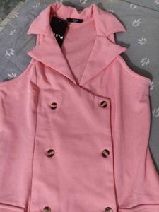 Pink mini blazer