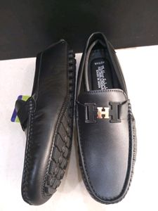 Black Loafers For Men..Gives A Classy Look..good Quality N Comfortable To Wear...Size-7-8
