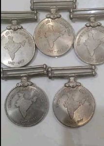 set of 5 Vintage Indian Independence Medal