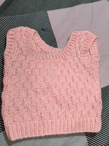 Cute Knitted handmade Baby Vest