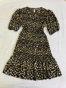 Floral Print Mini Dress Bust 36