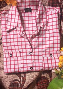Red And White Striped Shirt