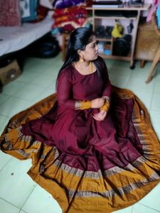 Excellent Silk Cotton Gown