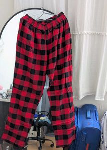 Red & Black Plaid Pants