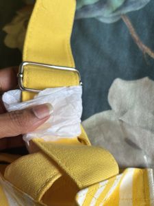 Nina Ricci Yellow Stripe Tote