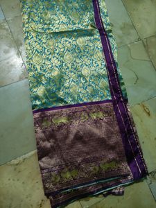 Readymade Blouse With Patuu Replica Saree