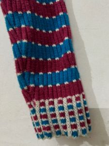 Striped Turtleneck Sweater