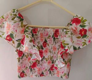 Ollington St. Frilled Sleeves Top &amp; Woven Pant