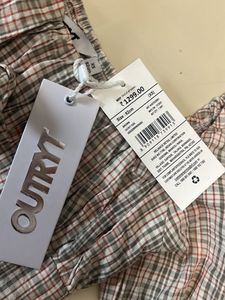 Outrtt Plaid Crop Top