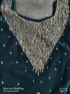 Velvet Green Kurti