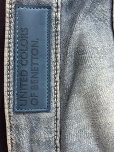 Benetton Denim Shorts - Distressed