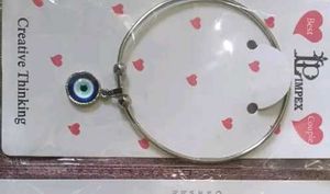 Evil Eye Charm Bangle Bracelet