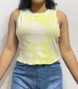 Bershka Tie-Dye Crop Top