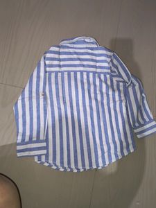 Blue &amp; White Strip Shirt