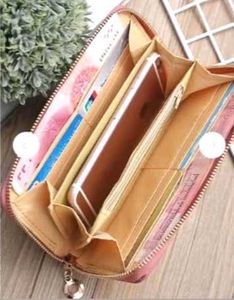 ✨ &#34;Happy Bear Pink Long Wallet – Cute &amp; Trendy ✨