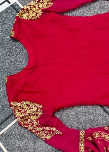 Gorgeous Pink Embroidered Kurta set