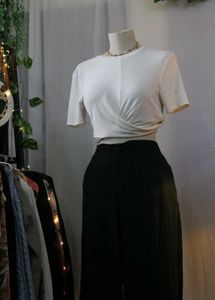Stylish Black Wide Leg Pants