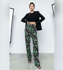Zara Geometric Trousers