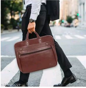 Men brown Colour - File , Leptop, Office Bag.
