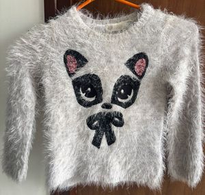 Fluffy Jumper For Kids