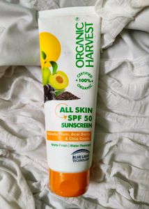 Organic Harvest SPF50 Sunscreen