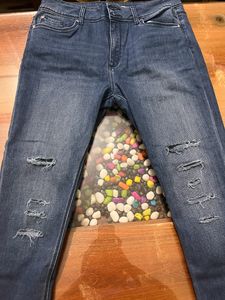 Blue & Black Jeans