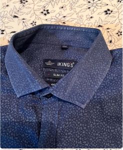 Navy Blue Shirt 44 Inches Chest