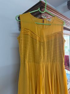Yellow Sleeveless Dress