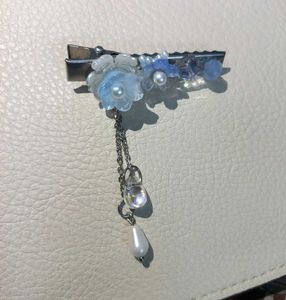 Blue Blossom Fairycore Dangle Hair Clips 💙🌸✨