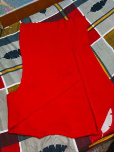 Retro Red Floral Sweater Dress