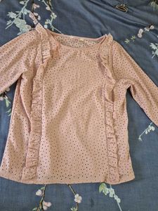Striped Crop Top - Button Down - Freetop