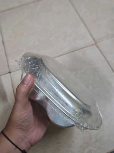 Silver Glow Set Of 2 Glasses And A Tray