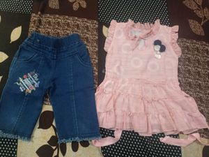 Pretty Capri And Top Set For Baby Girls