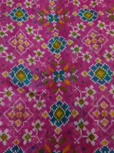 Pink Patterned Saree💖