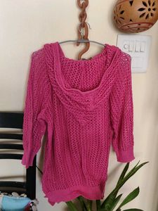 hoodie Knit Sweater