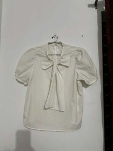 White Formal Top