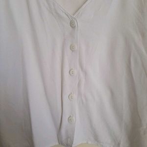 White Oversize Top