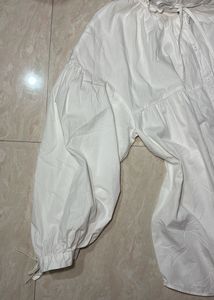 Zara Poplin Top