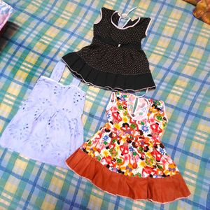 Baby Dress Bundle - 3 Cute Dresses