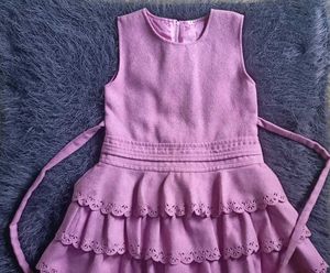 Pink Ruffled Dress