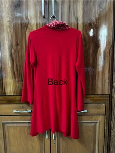 Red Long Sleeve Dress