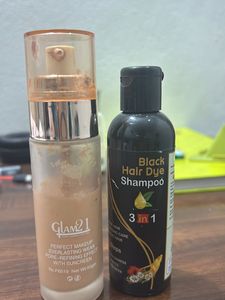 Glam21 Fountain With Black Hair Dye Shampoo