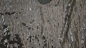 Black Sequined Sleeveless Top