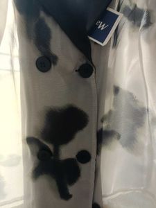 Sheer Print Blouse