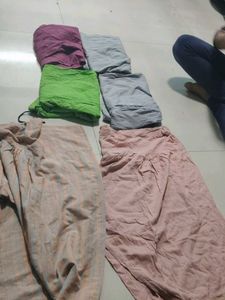 Ethnic Palazzos &amp; Dupattas Set 6 cotton shalwar