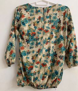 Top - Floral Balloon