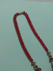 Red Beaded Necklace