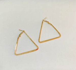 Triangle Hoops Earring