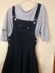 Cute Dark Blue Jumper Dress